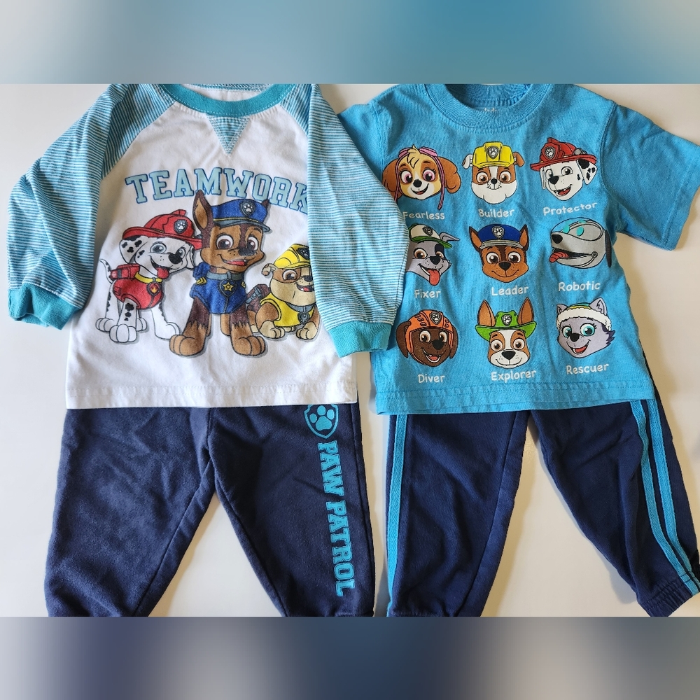 12 Month Paw Patrol Outfits (2 sets)
